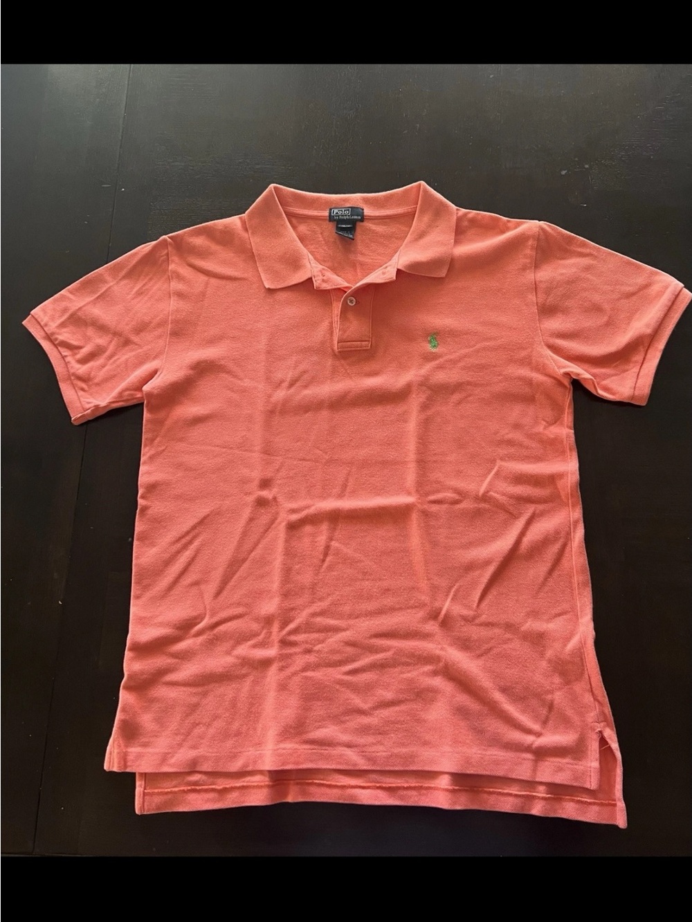 Polo Ralph Lauren Orange Short Sleeve Embroidered Logo Polo L